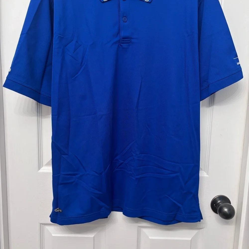 Royal Blue Performance Polo | Adidas L